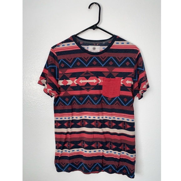 byas | Shirts | Aztec Print Tshirt 